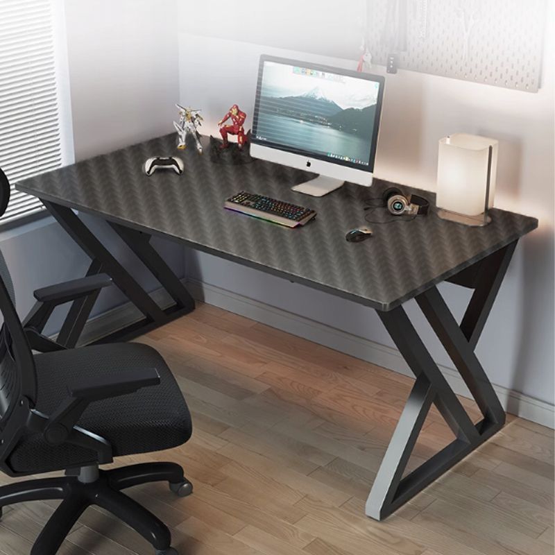 Biurko Rebiko komputerowe gamingowe czarne nowoczesne dla gracza stół loft 75 cm 1 szt