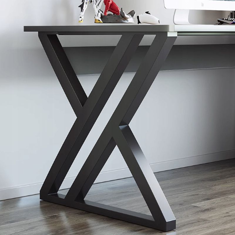 Biurko Rebiko komputerowe gamingowe czarne nowoczesne dla gracza stół loft 75 cm 1 szt