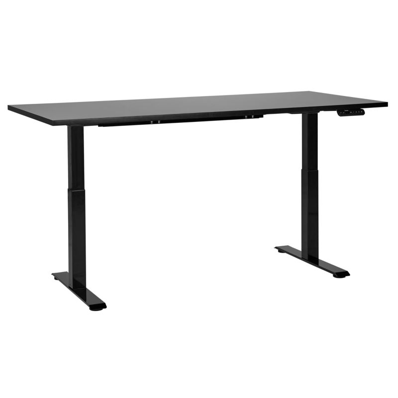 Biurko regulowane elektrycznie Destines 180 cm 80 cm Czarny 1 szt.