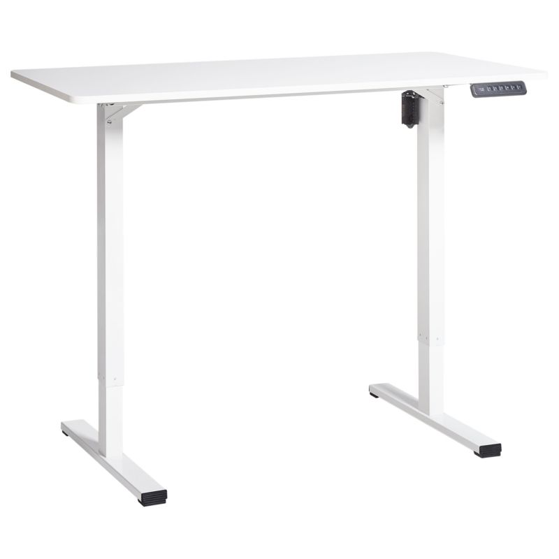 Biurko regulowane elektrycznie Tavares Biały 120 cm 60 cm 1 szt.