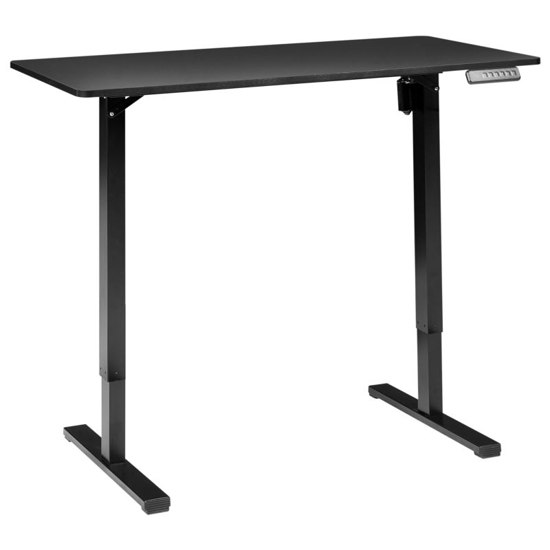 Biurko regulowane elektrycznie Tavares Czarny 120 cm 60 cm 1 szt.