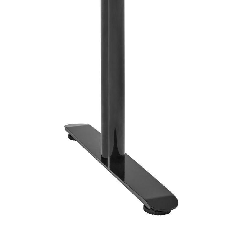 Biurko regulowane manualnie Destinas 120 cm 72 cm Brązowy/ czarny 1 szt.