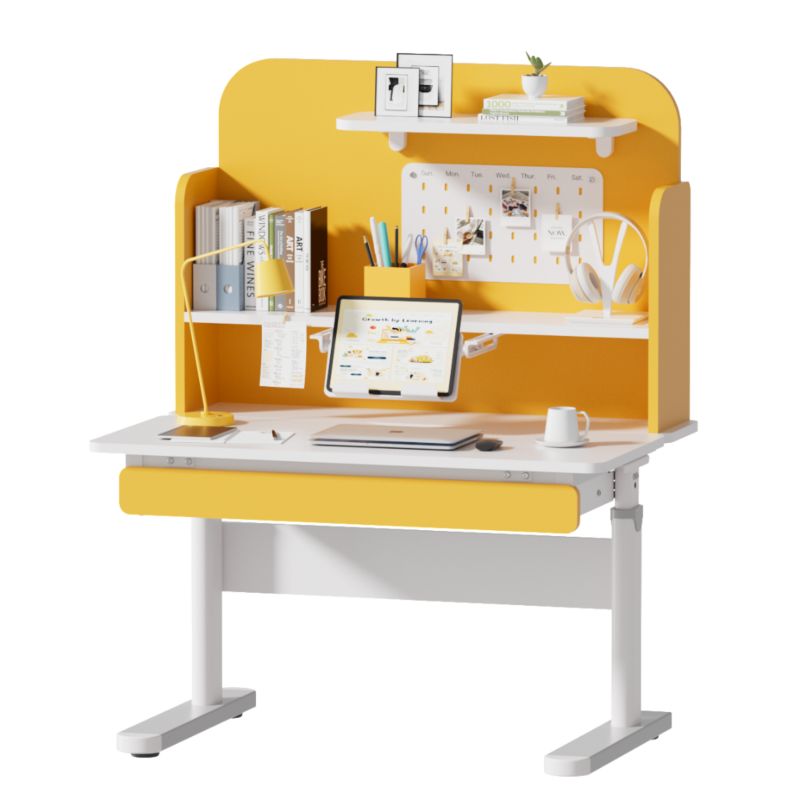 Biurko Spacetronik SPEX114 żółty 80x60 cm 1 szt.