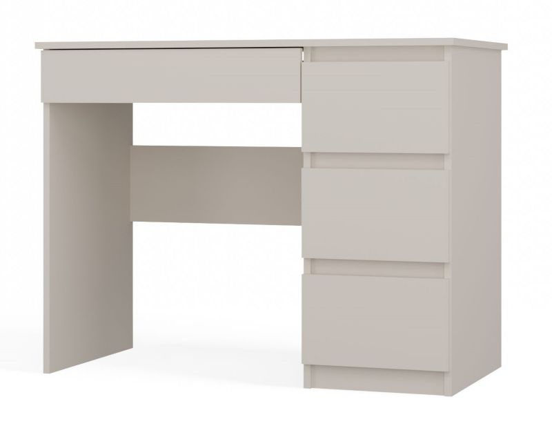 Biurko Topeshop Mijas Prawe Kaszmir Beż 51x98x76 cm 1 szt.