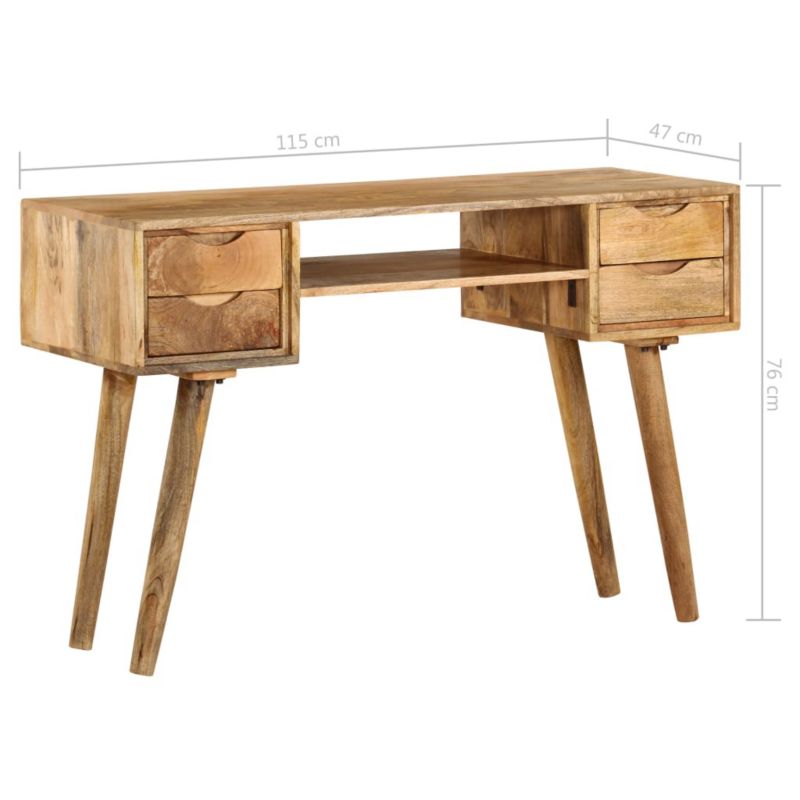 Biurko vidaxl 246791 brąz 1 szt