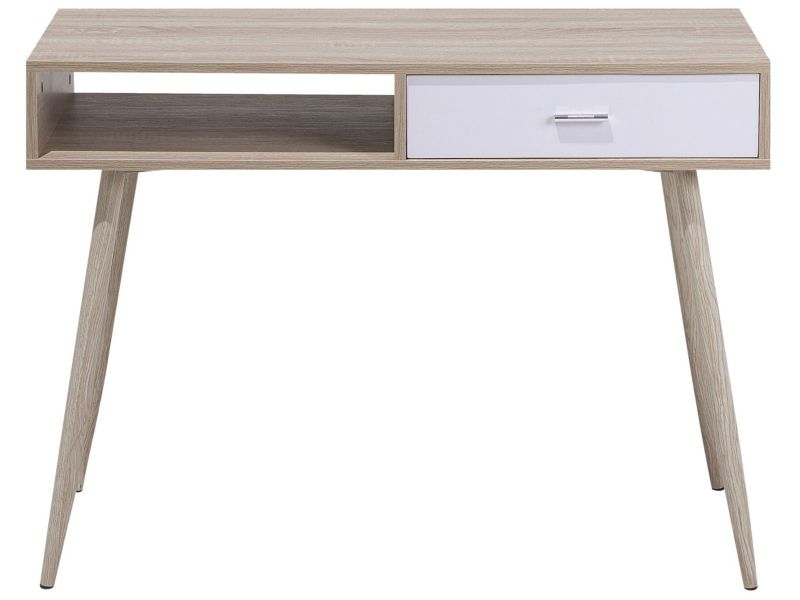 Biurko Z miejscem do przechowywania Jasne drewno Deora 100 x 48 cm 1 szt.