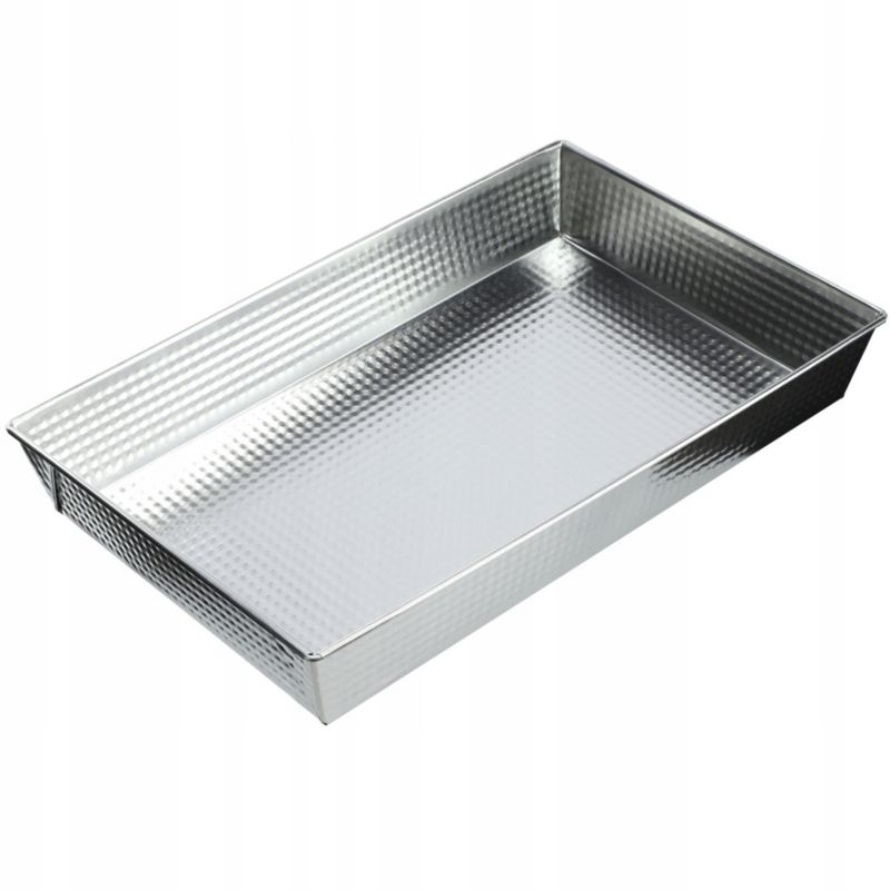 Blacha Do Pieczenia KADAX Forma Ocynowana 40x25x6cm Srebrny 1 szt.