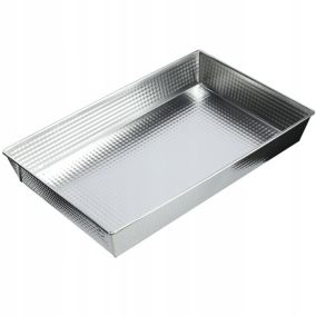 Blacha Do Pieczenia KADAX Forma Ocynowana 40x25x6cm Srebrny 1 szt.