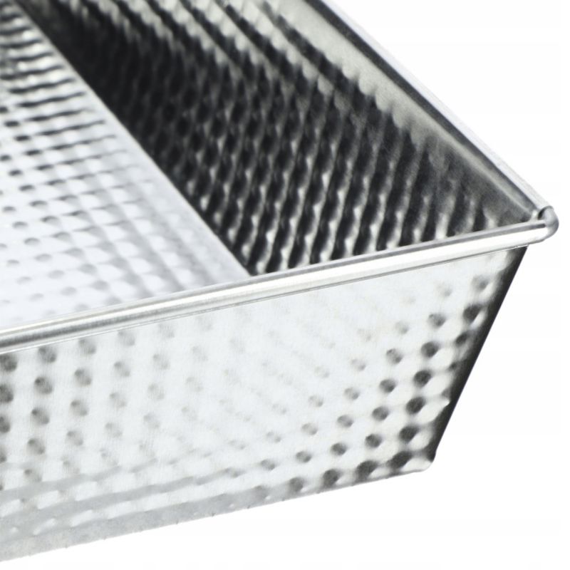 Blacha Do Pieczenia KADAX Forma Ocynowana 40x25x6cm Srebrny 1 szt.