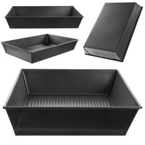 Blacha KADAX nieprzywieralna Ideal 34x24x6,5cm Czarny 1 szt.