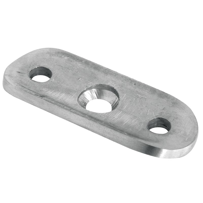 Blaszka montażowa poręczy PINOX fi 42,4 mm 64x24x4 mm - stal nierdzewna (Satyna) 1 szt.