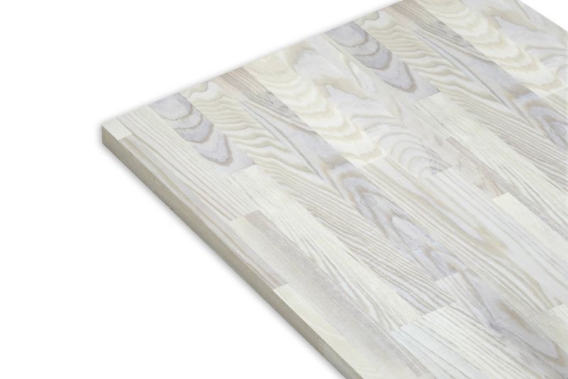Blat drewniany 60 x 2,7 x 300 cm jesion bielony
