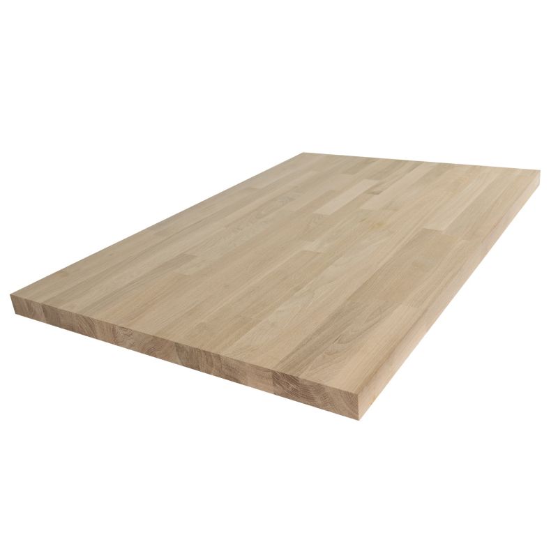 Blat drewniany mikrowczep DotWood 200 x 62 x 4 cm dąb surowy 1 szt.