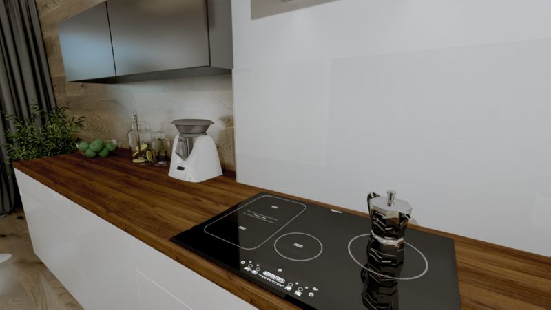 Blat laminowany Biuro Styl 3,8 x 62 x 305 cm orzech bergamo 363S