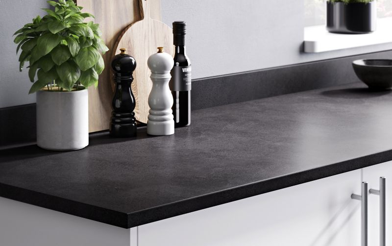 Blat laminowany GoodHome Algiata 2,2 x 62 x 300 cm szary kamień