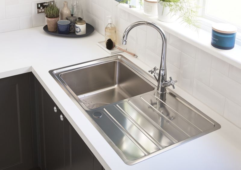 Blat laminowany GoodHome Berberis 3,8 x 62 x 300 cm biały super mat