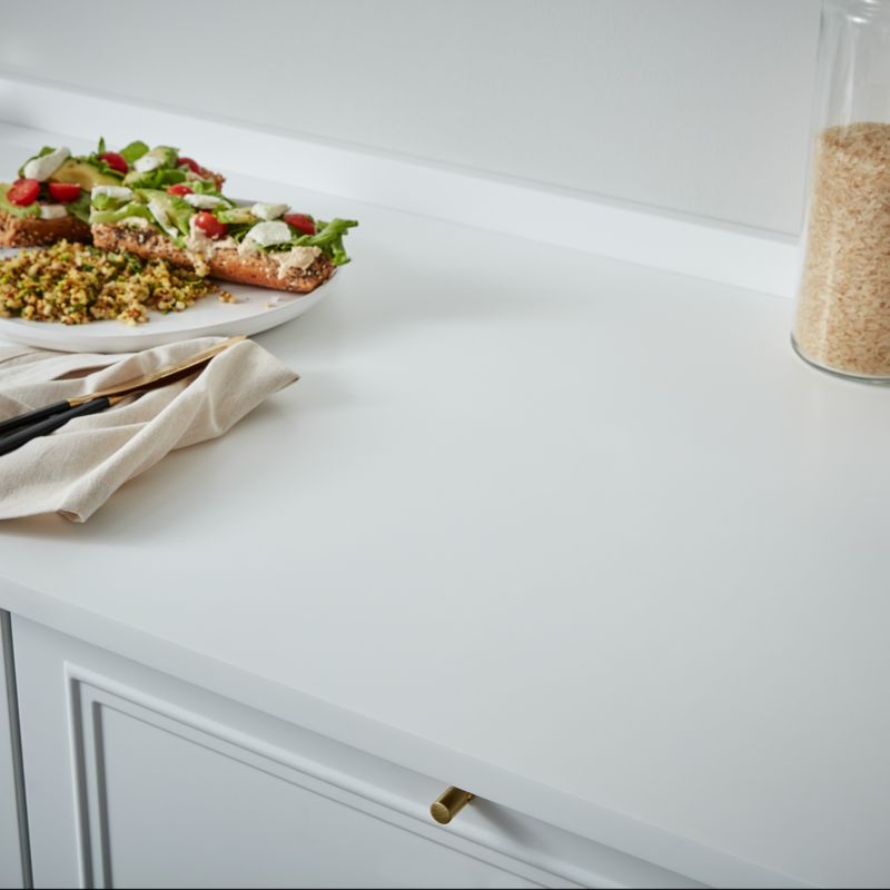 Blat laminowany GoodHome Berberis 3,8 x 62 x 300 cm biały super mat