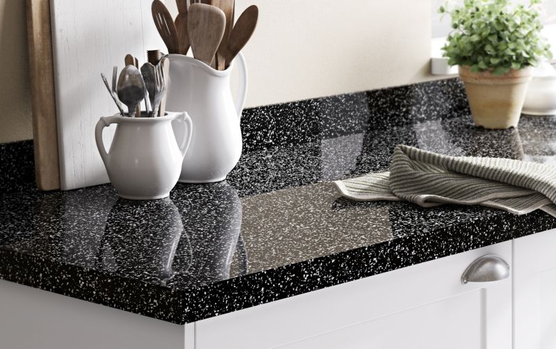 Blat laminowany GoodHome Berberis 3,8 x 62 x 300 cm black star