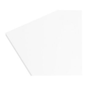 Blat laminowany GoodHome Berberis 62 x 3,8 x 300 cm biały super mat