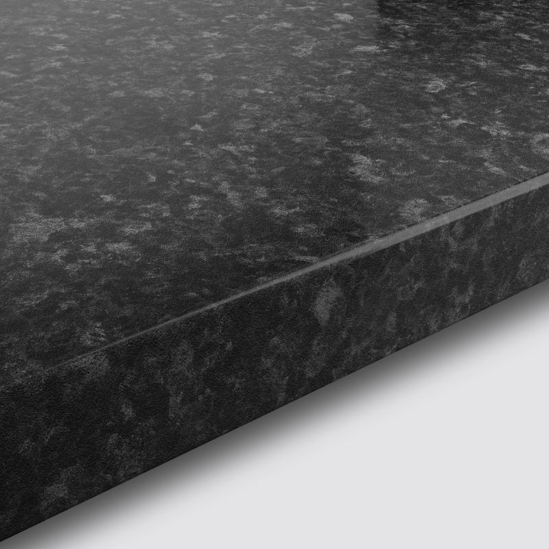 Blat laminowany GoodHome Kabsa 62 x 3,8 x 300 cm czarny granit