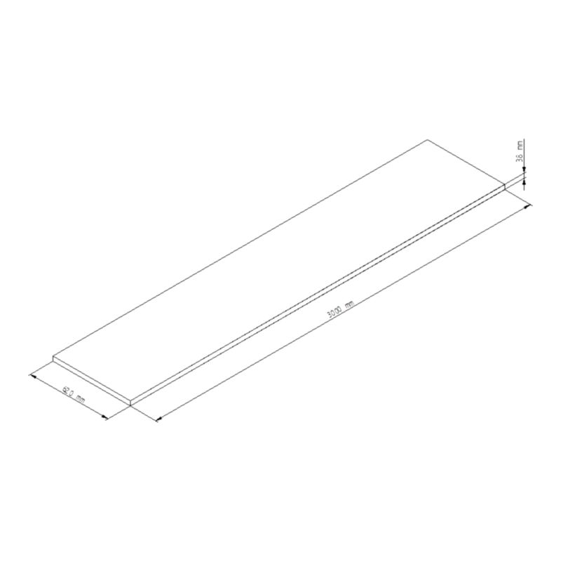 Blat laminowany GoodHome marmur beżowy 38 x 620 x 3000 mm