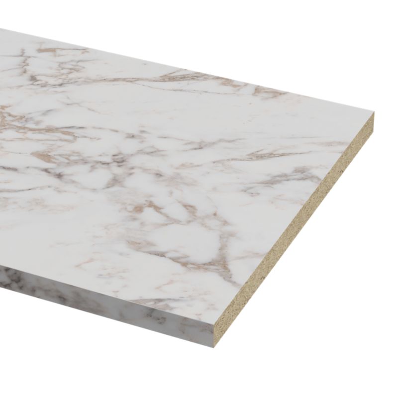 Blat laminowany GoodHome marmur beżowy 38 x 620 x 3000 mm