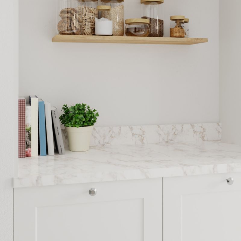 Blat laminowany GoodHome marmur beżowy 38 x 620 x 3000 mm