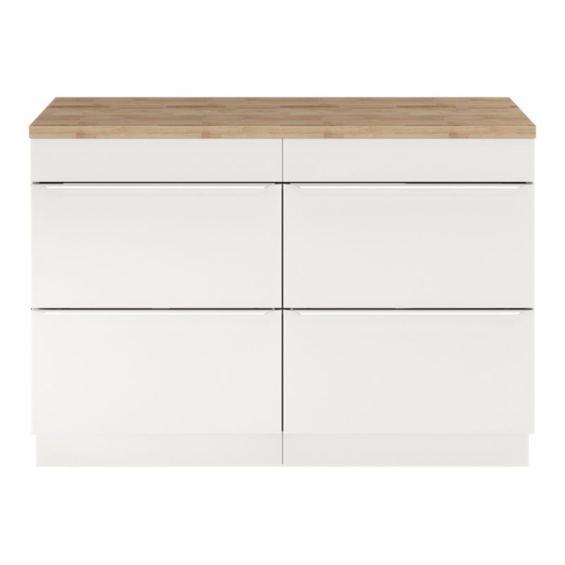 Blat łazienkowy GoodHome Hartland 120,5 cm lity dąb olejowany