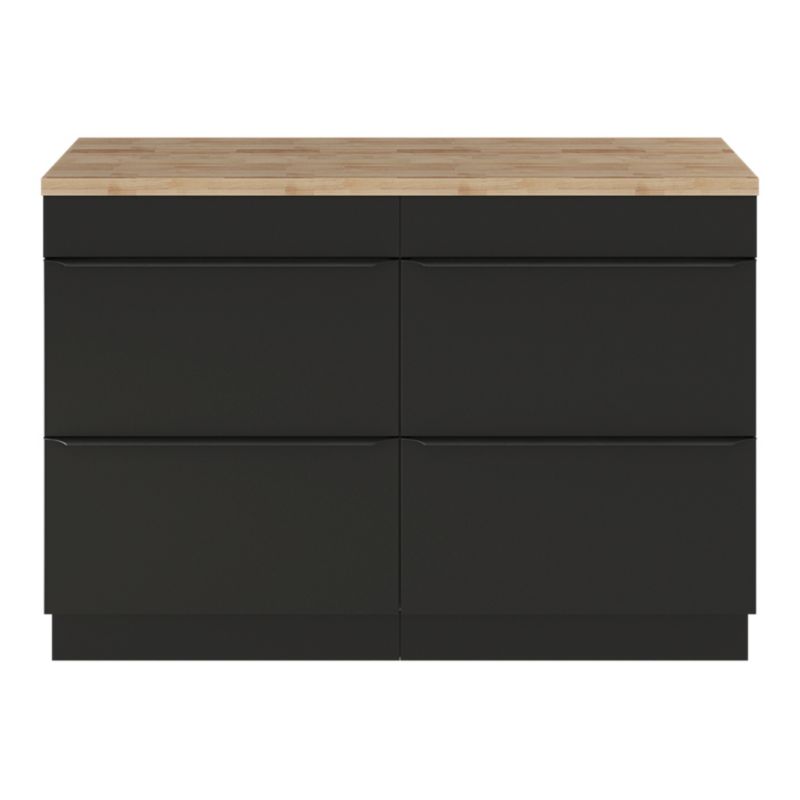 Blat łazienkowy GoodHome Hartland 120,5 cm lity dąb olejowany