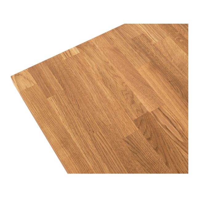 Blat łazienkowy GoodHome Hartland 120,5 cm lity dąb olejowany