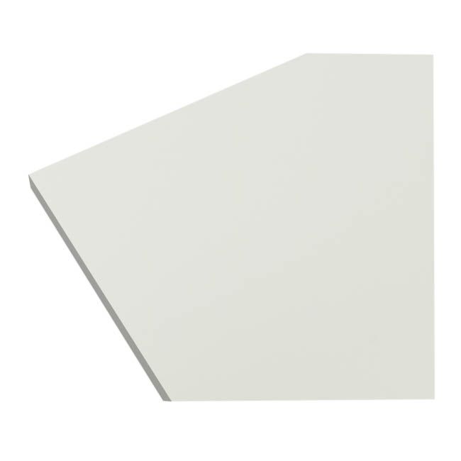 Blat łazienkowy GoodHome Perma 80 x 45 cm biał