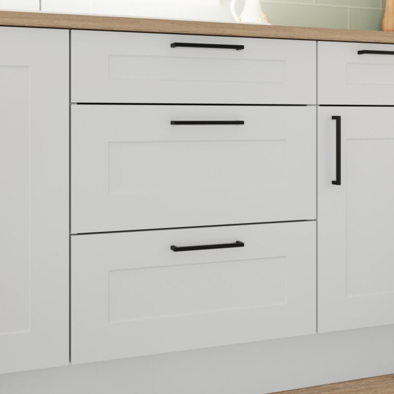 Blenda maskująca do szafki z AGD GoodHome Artemisia 59,7 x 11,5 cm classic biały