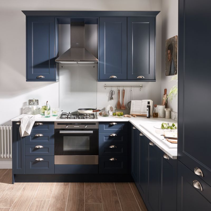 Blenda maskująca do szafki z AGD GoodHome Artemisia 59,7 x 11,5 cm midnight blue