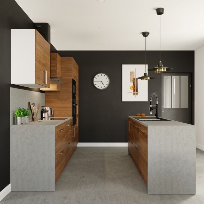 Blenda maskująca do szafki z AGD GoodHome Chia 59,7 x 11,5 cm struktura drewna
