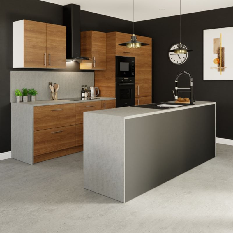 Blenda maskująca do szafki z AGD GoodHome Chia 59,7 x 11,5 cm struktura drewna