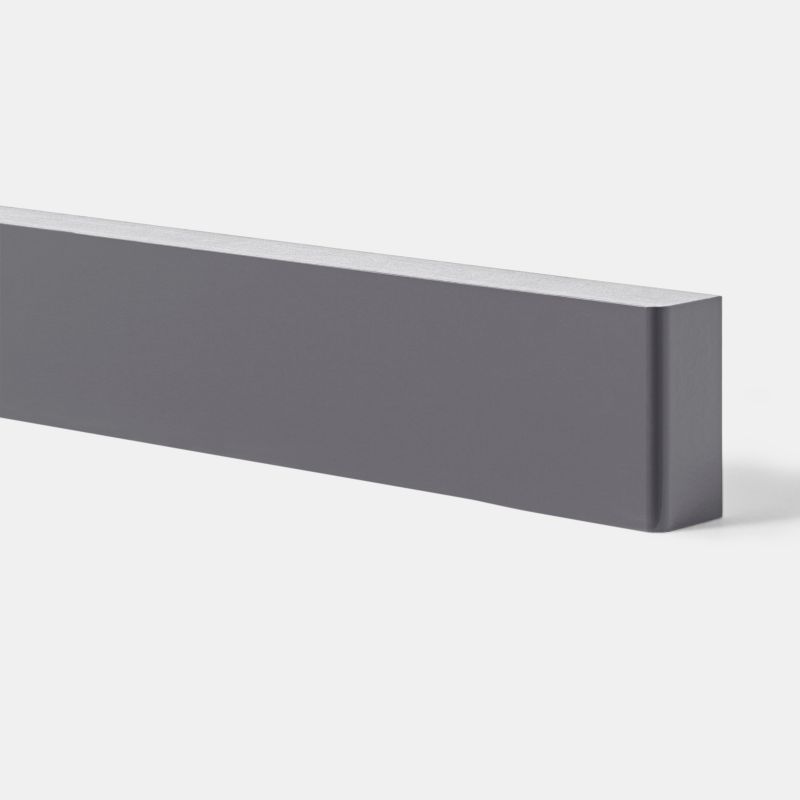 Blenda maskująca do szafki z AGD GoodHome Stevia 59,7 x 5,8 cm antracyt połysk