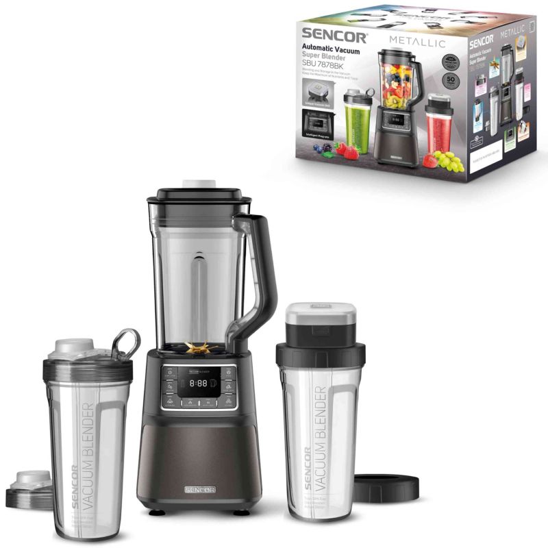 Blender Kielichowy Sencor SBU 7878BK Próżniowy 1500W 1,5L 1szt