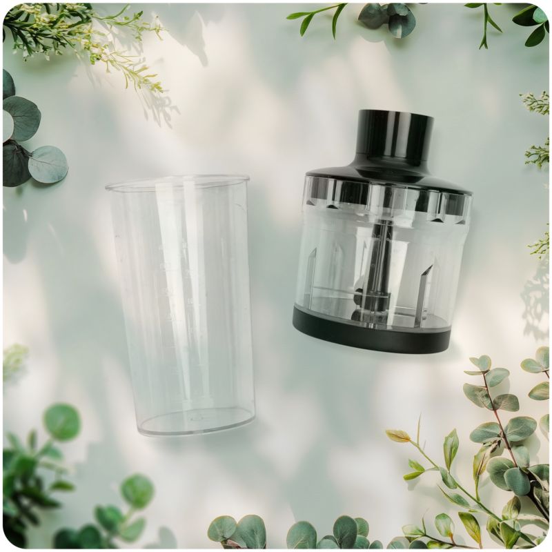 Blender ręczny Berdsen 1500W wielofunkcyjny 6w1 tytanowe ostrza 1 szt.