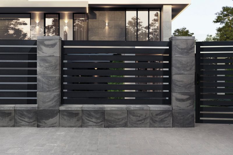Bloczek betonowy Joniec Rama BRA31 40,3 x 20 x 31 nero