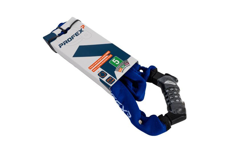 Blokada rowerowa łańcuchowa PROFEX 81662 Neo 130 cm z szyfrem zabezpieczenie 1 szt.