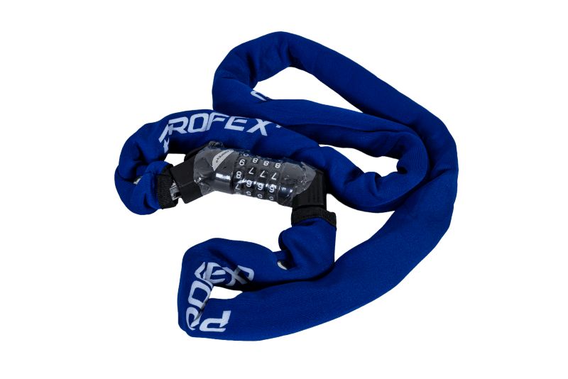 Blokada rowerowa łańcuchowa PROFEX 81662 Neo 130 cm z szyfrem zabezpieczenie 1 szt.