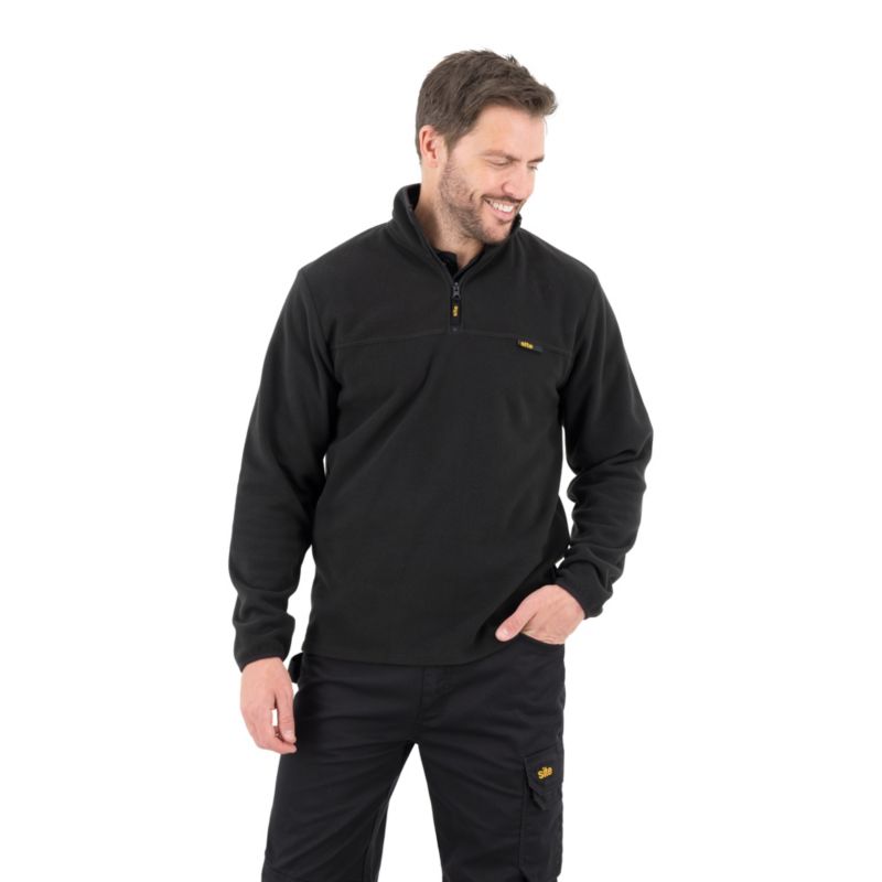 Bluza Site Blockley polarowa czarna XL