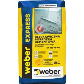 Błyskawiczna posadzka cementowa Weber Saint-Gobain Express 25 kg