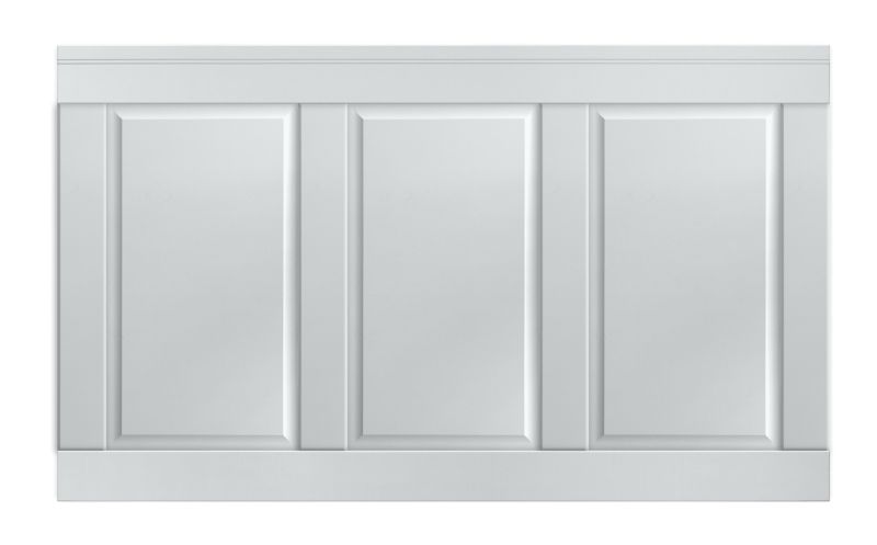 Boazeria angielska MDF Maxstone biała listwa gładka 1szt.