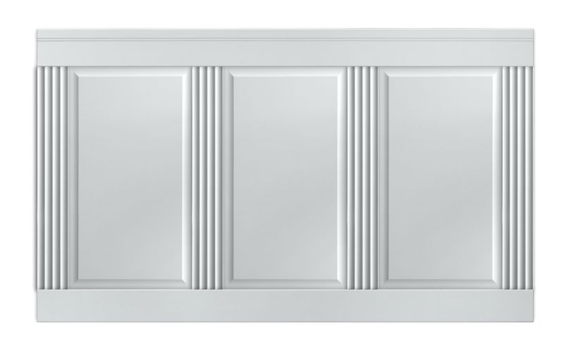 Boazeria angielska MDF Maxstone biała listwa wklęsła 1szt.
