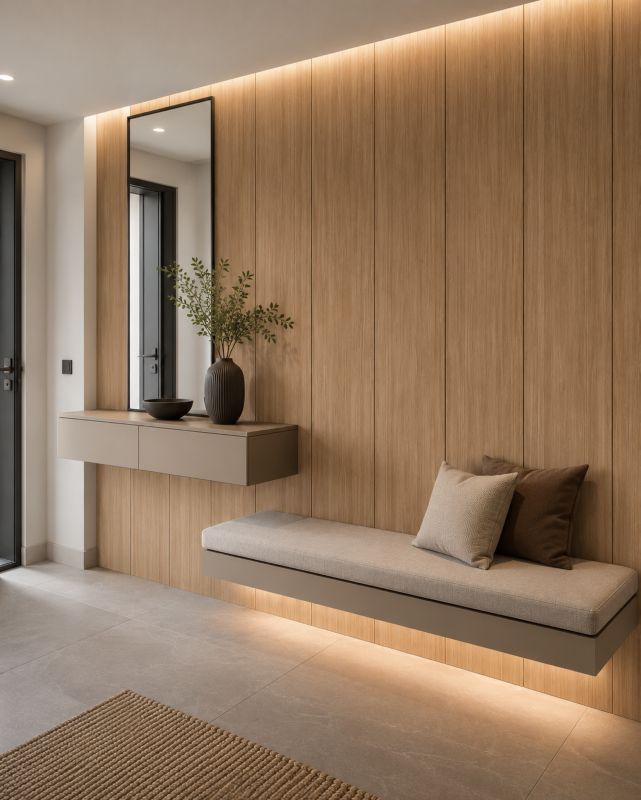Boazeria nowoczesna ELANO Dąb Storsund MDF Maxstone 270x20cm 1szt.