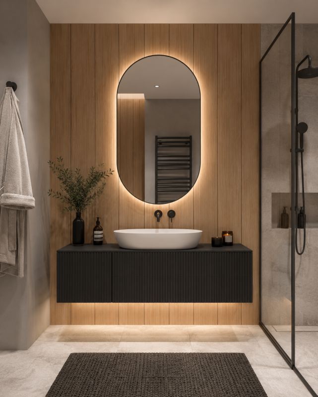 Boazeria nowoczesna ELANO Dąb Storsund MDF Maxstone 270x20cm 1szt.