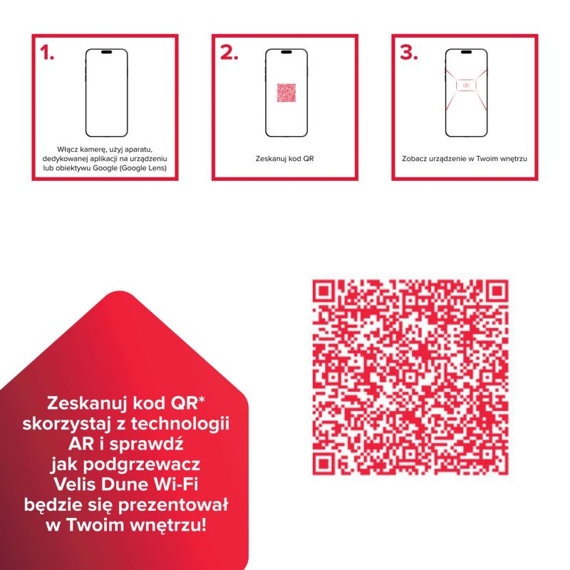 Bojler Elektryczny Płaski Ariston Velis Dune Wifi 100 EU Podgrzewacz Wody 80L 1.5 kW 1 szt.