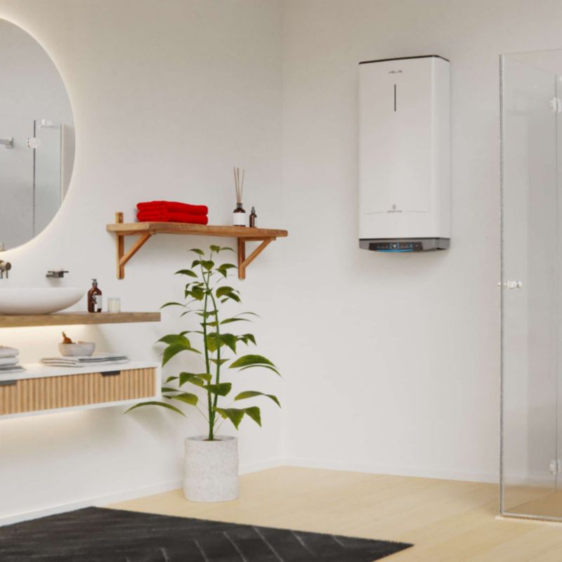 Bojler Elektryczny Płaski Ariston Velis Dune Wifi 100 EU Podgrzewacz Wody 80L 1.5 kW 1 szt.