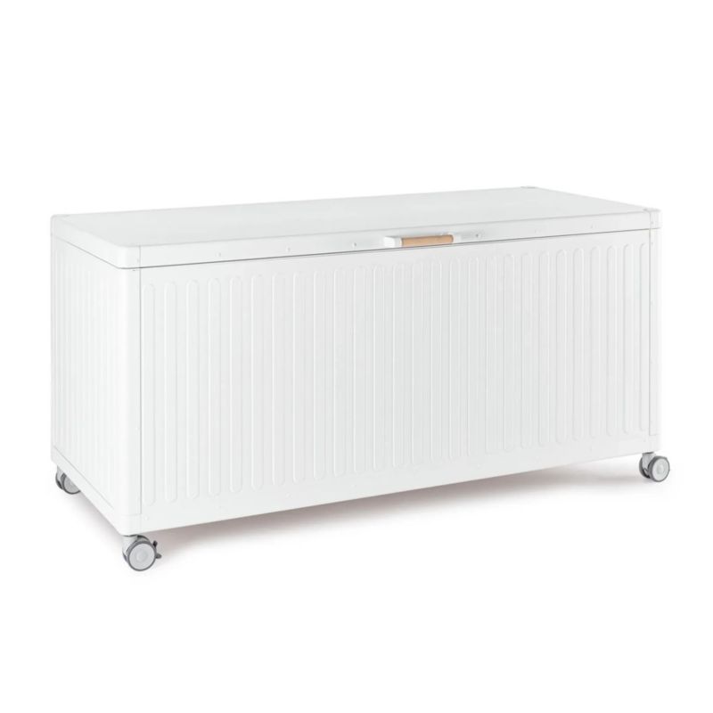 Bolzano Roma Skrzynia na taras 164,8x72 biała aluminium 1 szt.